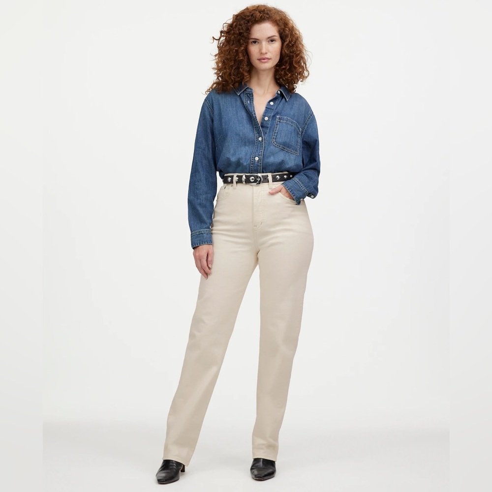 Madewell Women's Curvy Straight Leg Jeans